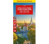 Marco Polo Estonia, Latvia, Lithuania Marco Polo Map (Map) Marco Polo Maps