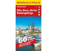 MARCO POLO Freizeitkarte 21 Köln, Bonn, Ahrtal, Siebengebirge 1:110.000