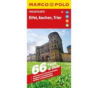 MARCO POLO Freizeitkarte 25 Eifel, Aachen, Trier 1:120.000