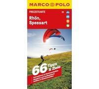 MARCO POLO Freizeitkarte 28 Rhön, Spessart 1:110.000