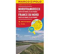 MARCO POLO Hauts-de-France, Île-de-France Mapa regionalna w skali 1:250 000 - składana mapa, 3 marca 2022 r.: Ile De France, Haute-normandie, Picardie