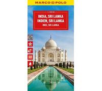 Marco Polo India, Sri Lanka, Nepal, Bangladesh Marco Polo Map (Map)