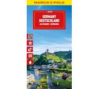 MARCO POLO Reisekarte Deutschland 1:800.000: Straßenkarte und Autokarte mit sehenswerten Strecken, Highlights und digitaler Erweiterung