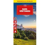 MARCO POLO Reisekarte Deutschland 11 Baden-Württemberg 1:225.000: Straßenkarte und Autokarte mit sehenswerten Strecken, Highlights und digitaler Erweiterung