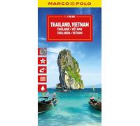 MARCO POLO Reisekarte Thailand, Vietnam 1:1,9 Mio.: Myanmar, Laos, Kambodscha