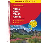 Marco Polo Road Atlas Poland: Wegenatlas 1:300 000 [Lingua Inglese]