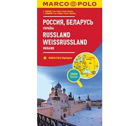Marco Polo Rusland- Witrusland: Wegenkaart 1:800 000