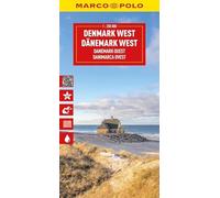 Marco Polo Wegenkaart Denemarken-West: wegenkaart 1:225.000 - NUOVO