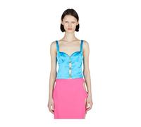 MARCO RAMBALDI, ,Tops ,Donna ,Blu ,L Top Senza Maniche Cuore