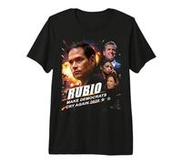 Marco Rubio 2028 Make Democrats Cry Again Action Poster Maglietta Premium