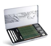 MARCO Set di matite da disegno per principianti, ideale per ombreggiare disegni, schizzi per artisti, adulti, adolescenti (set da 25 pezzi)