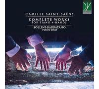 Marco Sollini / Salvatore Barbat Saint-saens: Complete Works For Piano 4-ha (CD)