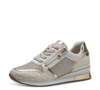 MARCO TOZZI Sneaker bassa crema / oro / grigio, Taglia 40
