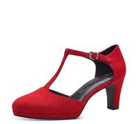 MARCO TOZZI 2-24401-43-Pompa Cinturino, Scarpe décolleté Donna, Rosso Scuro, 41 EU
