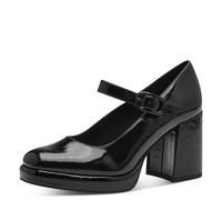 MARCO TOZZI 2-24405-43-Pompa Cinturino, Scarpe décolleté Donna, Black Patent, 39 EU