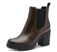 Stivali donna Marco Tozzi con tacco comodo Stivaletti donna con elastico late...