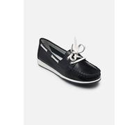 MARCO TOZZI Donna Mocassino Morbida Soletta Feel Me Pelle Morbida Fodera Interna Raffinato, Blu (Navy), 38 EU
