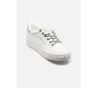 MARCO TOZZI Donna Sneaker Morbida Soletta Feel Me Estraibile Morbida Fodera Interna Moderno, Bianco (White Comb), 37 EU