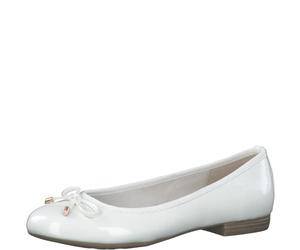MARCO TOZZI Ballerina da Donna 2-2-22137-20, Ivory Brevetto, 41 EU