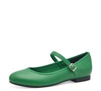 MARCO TOZZI Ballerine da Donna vegane con Cinturini Color Verde (Green) 40 EU