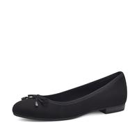 MARCO TOZZI Ballerine Donna con Fiocco Vegane, Nero (Schwarz), 40 EU