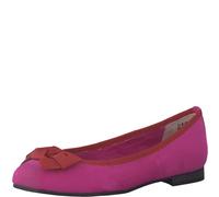 MARCO TOZZI Ballerine Donna con Fiocco Vegane, Rosa (Pink Red 1), 39 EU