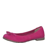 MARCO TOZZI Ballerine Donna in Pelle con Fiocco, Rosa (Pink), 38 EU