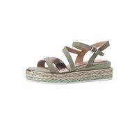 MARCO TOZZI By Guido Maria Kretschmer 2-2-88704-26-Sandalo in Pelle, Sandali Bassi Donna, Moss Comb, 39 EU