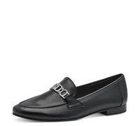 Marco Tozzi by Guido Maria Kretschmer - Pantofole da Donna in Pelle Elegante, Nappa Nera, 39 EU