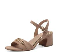 MARCO TOZZI by Guido Maria Kretschmer - Sandali da donna con tacco regolabile, beige, 42 EU
