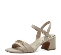 MARCO TOZZI by Guido Maria Kretschmer Sandali Donna con Tacco con Cinturino Regolabile Eleganti, Beige (Dune), 36 EU