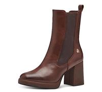 MARCO TOZZI by Guido Maria Kretschmer Stivaletti Chelsea Donna in Pelle Sintetica con Tacco, Marrone (Chestnut), 36 EU