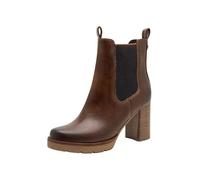Marco Tozzi Chelsea-Stiefel 2-25805-45, Stivali alla Moda Donna, Cognac Comb, 39 EU