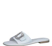 MARCO TOZZI Ciabattine Donna in Pelle Basse, Bianco (Weiß), 40 EU