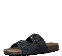 MARCO TOZZI Ciabattine Donna in Pelle con Fibbie, Blu (Navy Structure), 40 EU