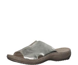 MARCO TOZZI Ciabattine Donna in Pelle con Suola Grossa, Beige (Platinum), 38 EU