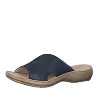 MARCO TOZZI Ciabattine Donna in Pelle con Suola Grossa, Blu (Navy 1), 37 EU