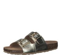 MARCO TOZZI Ciabattine Donna in Pelle Verniciate, Beige (Platinum), 36 EU