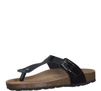 MARCO TOZZI Ciabattine Donna Infradito in Pelle, Nero (Black Patent), 40 EU