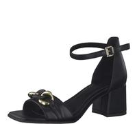 MARCO TOZZI Damen 2-2-28317-20, Sandali con Tacco Donna, Colore: Nero e Oro, 40 EU