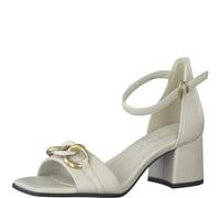 MARCO TOZZI Damen 2-2-28317-20, Sandali con Tacco Donna, Cream Gold, 39 EU