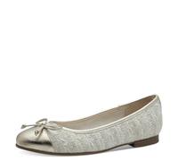 MARCO TOZZI Damen Ballerinas 2-22118-44, Ballerine Donna, Ivory Multi, 37 EU