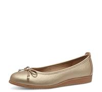 MARCO TOZZI Damen Ballerinas 2-22120-44, Ballerine Donna, Gold, 39 EU