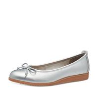 MARCO TOZZI Damen Ballerinas 2-22120-44, Ballerine Donna, Silver, 39 EU