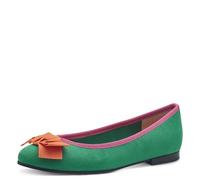 MARCO TOZZI Damen Ballerinas 2-22195-42, Ballerine Donna, Leaf Green Com, 37 EU
