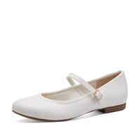 MARCO TOZZI Damen Ballerinas 2-24226-42, Ballerine Donna, White Nappa, 38 EU