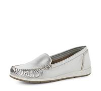 MARCO TOZZI Damen Mokassin 2-24600-42, Mocassino Donna, Silver, 40 EU