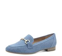 MARCO TOZZI Damen Slipper 2-24212-42, Mocassino Donna, Jeans Lite Blue, 38 EU