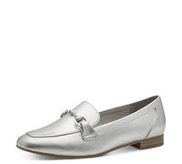 MARCO TOZZI Damen Slipper 2-24213-41, Mocassino Donna, Silver, 39 EU