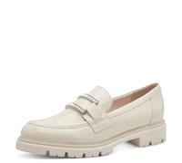 MARCO TOZZI Damen Slipper 2-24701-44, Mocassino Donna, Cream Patent, 37 EU